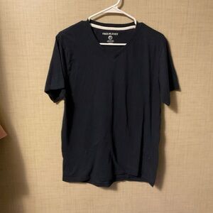 Free Planet Men's Navy V-Neck Tee